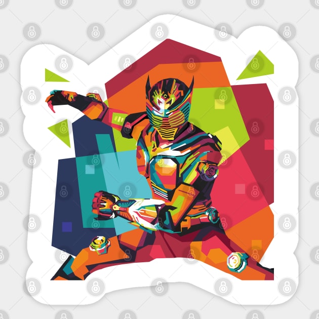 Kamen Rider Ryuki Sticker by desilutfiaa